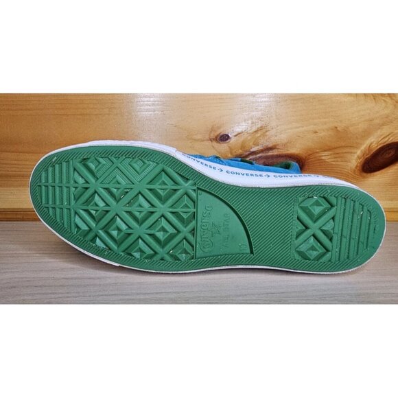 Converse One Star Low Top Pinstripe Unisex Size Men’s 10 Women’s 12 Green Teal - Picture 13 of 16